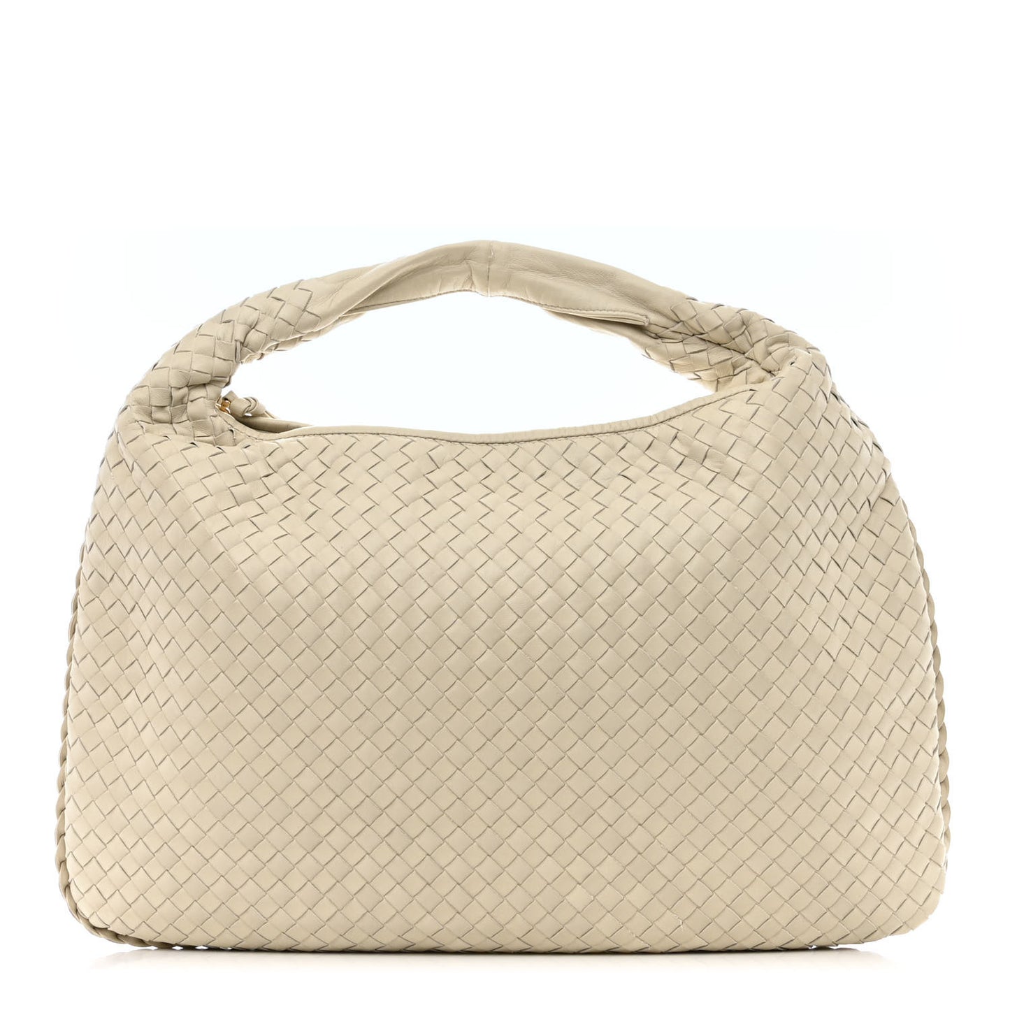 Nappa Intrecciato Large Veneta Hobo Marmo