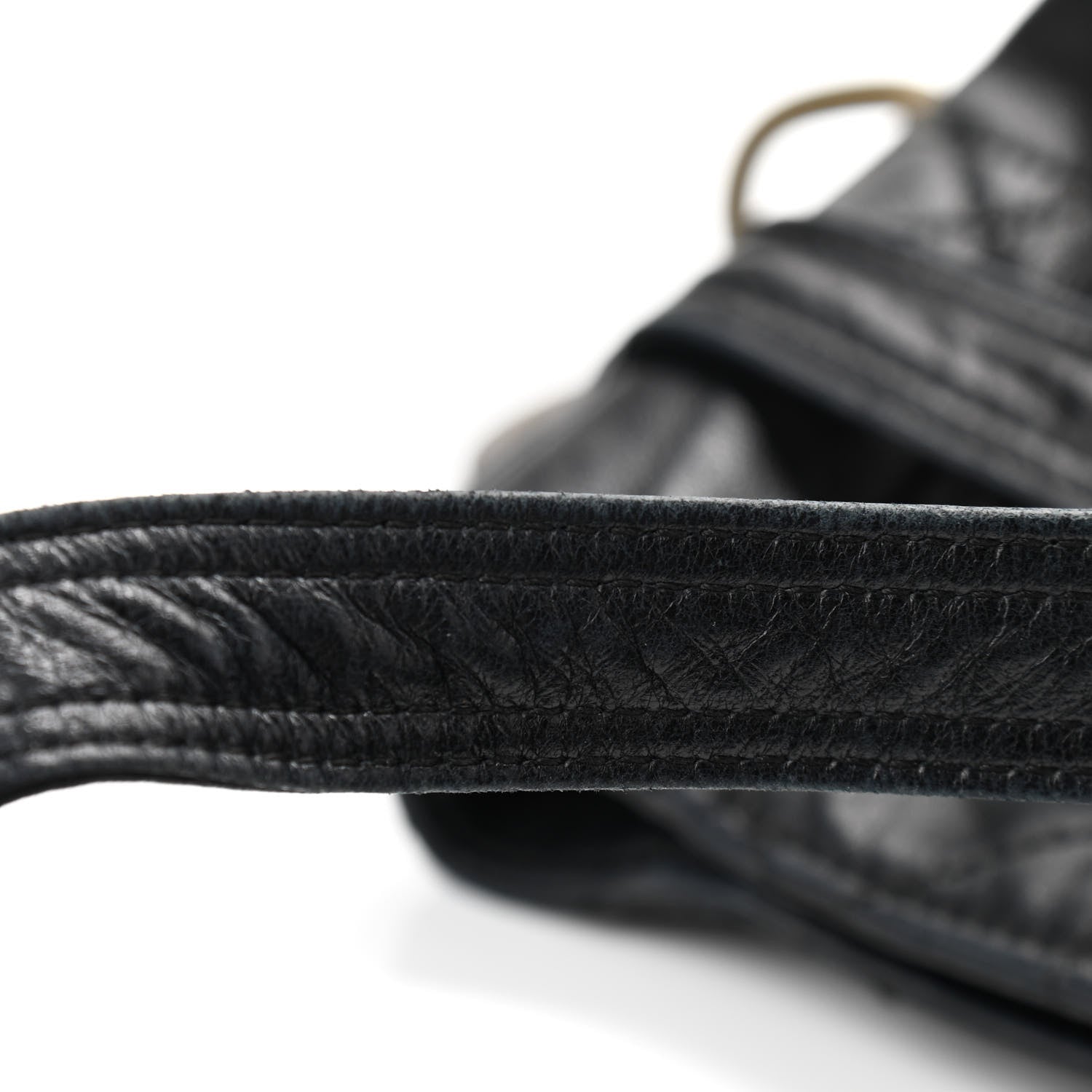 Christian Dior Lambskin Cannage Drawstring Bag Black 17 of 17