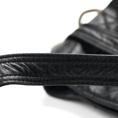 Christian Dior Lambskin Cannage Drawstring Bag Black 17 of 17