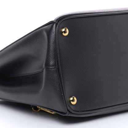 Prada Saffiano Medium Galleria Double Zip Tote Black 10 of 11
