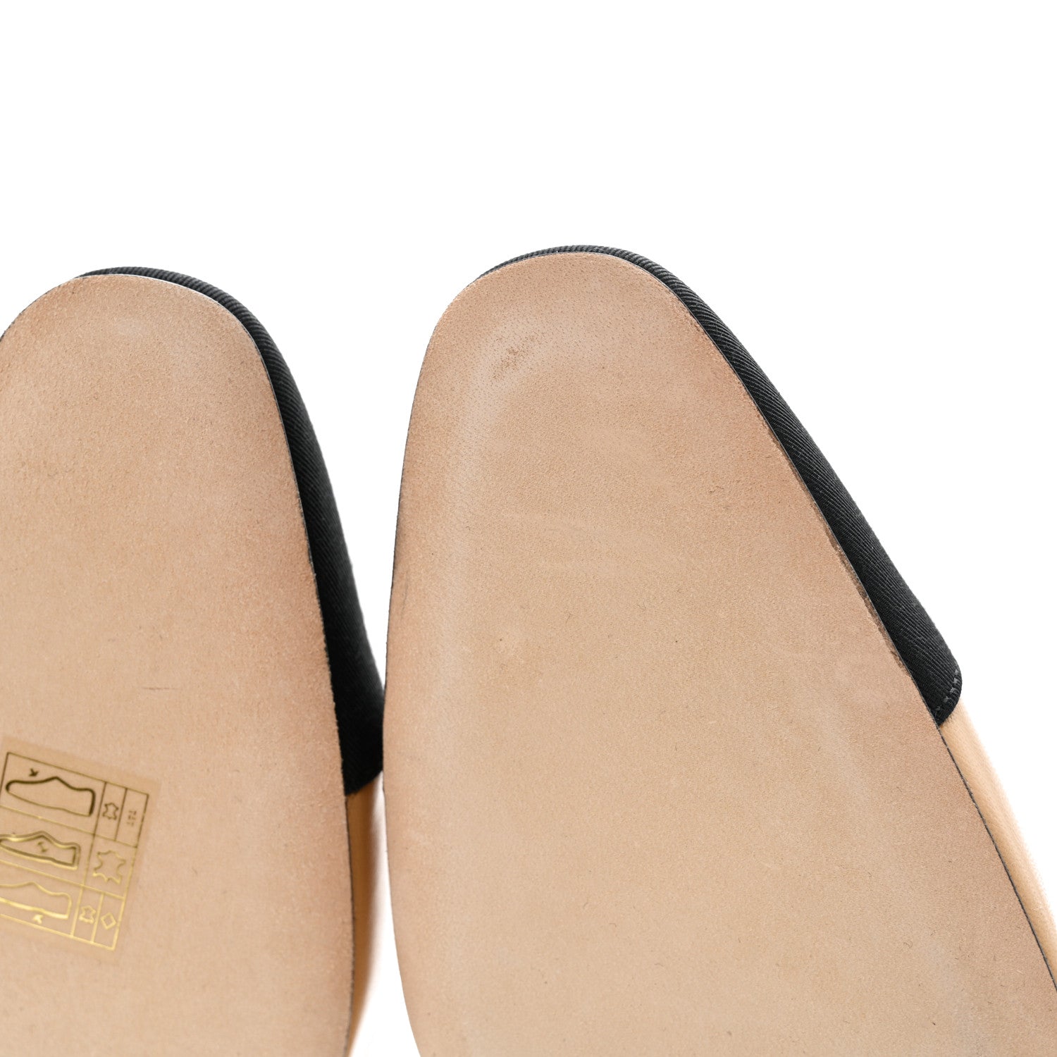 Chanel Lambskin Grosgrain Cap Toe CC Slingback Pumps 39 Beige Black 9 of 10