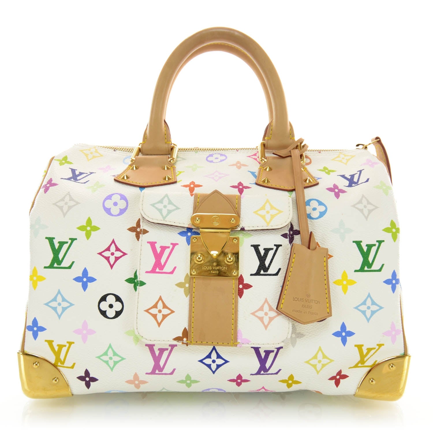 Louis Vuitton Monogram Multicolor Speedy 30 White 1 of 7