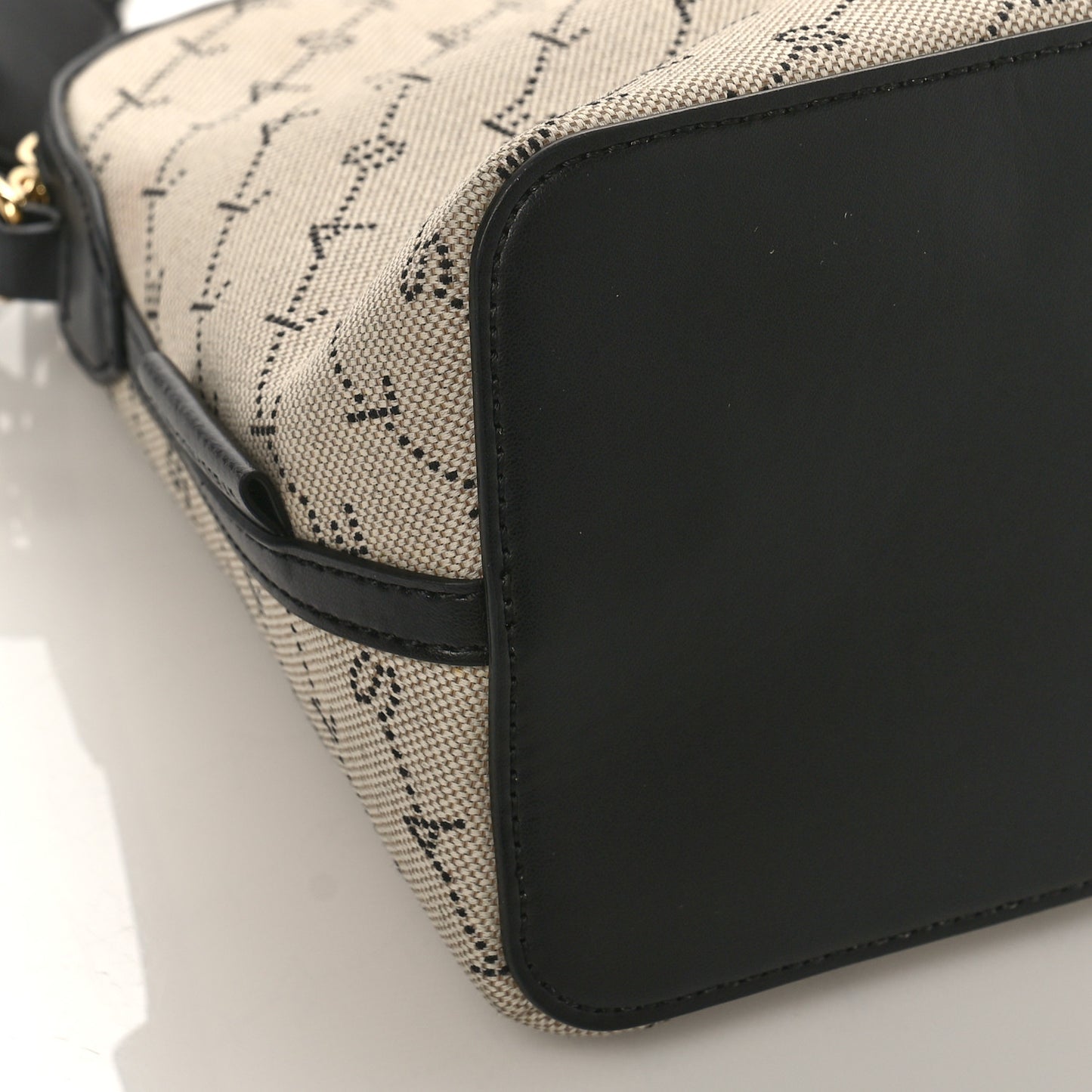 Monogram Canvas Stella Logo Zip Shoulder Bag Neutral