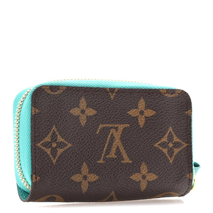 Louis Vuitton Monogram Zippy Multicartes Turquoise 3 of 10