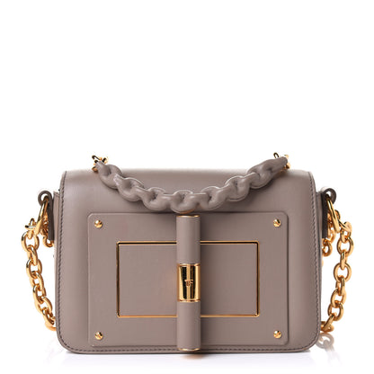 Tom Ford Calfskin Small Natalia Chain Bag Taupe 1 of 10