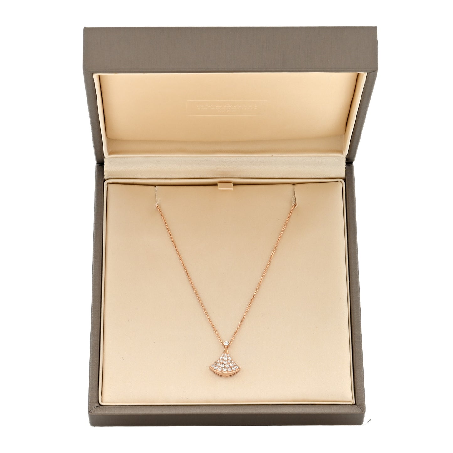 18K Rose Gold Diamond Divas' Dream Pave Pendant Necklace