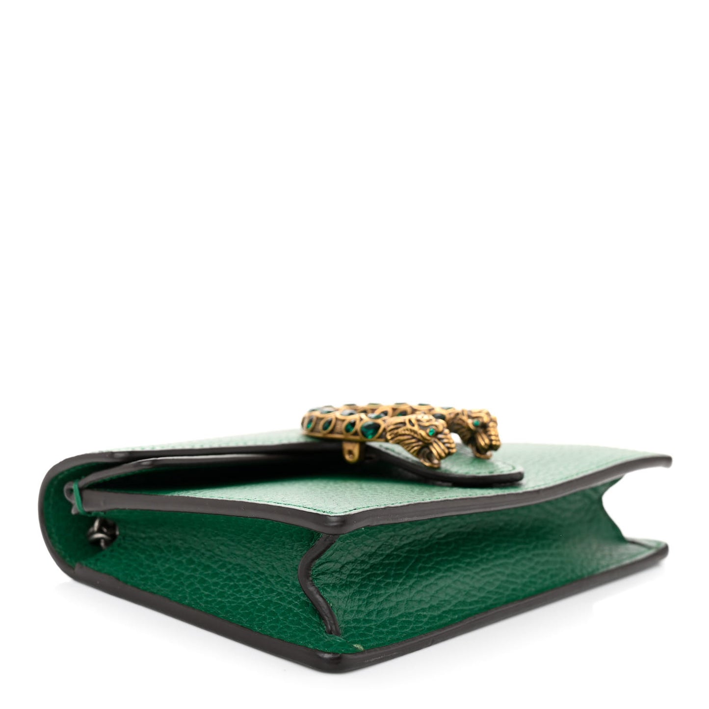 Dollar Calfskin Crystal Super Mini Dionysus Shoulder Bag Emerald