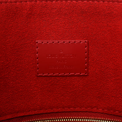 Louis Vuitton Damier Ebene Caissa Hobo Cherry 6 of 9