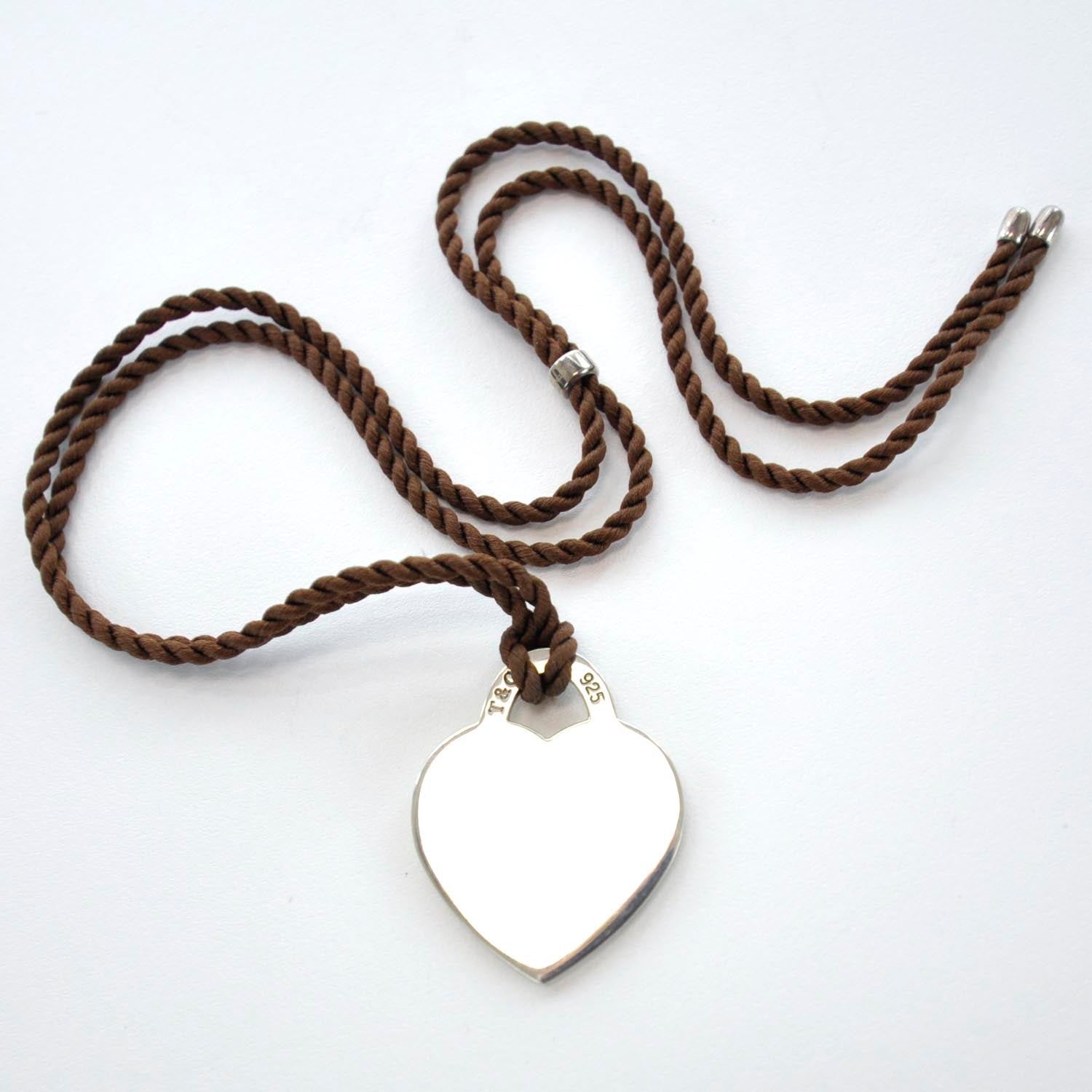 Tiffany Sterling Silver Return to Heart Necklace 2 of 7