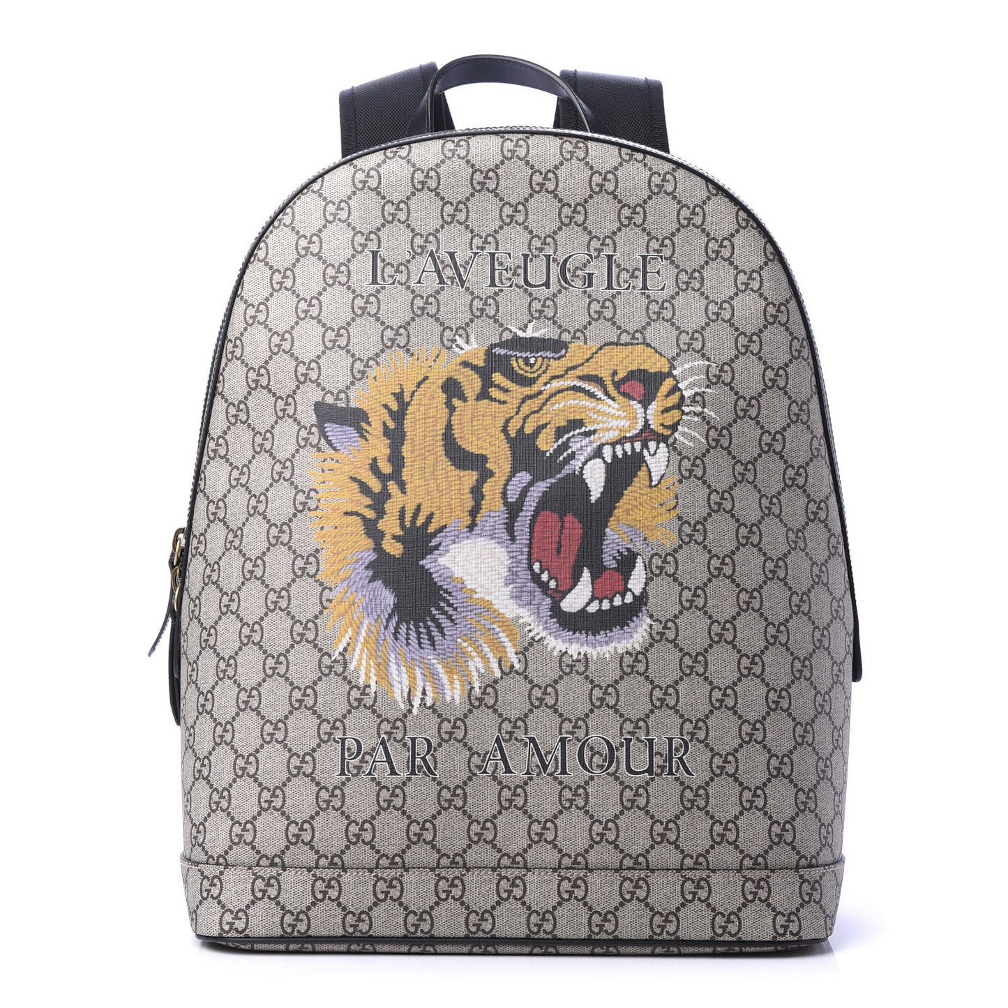 GG Supreme Monogram L'Aveugle Par Amour Print Dome Backpack