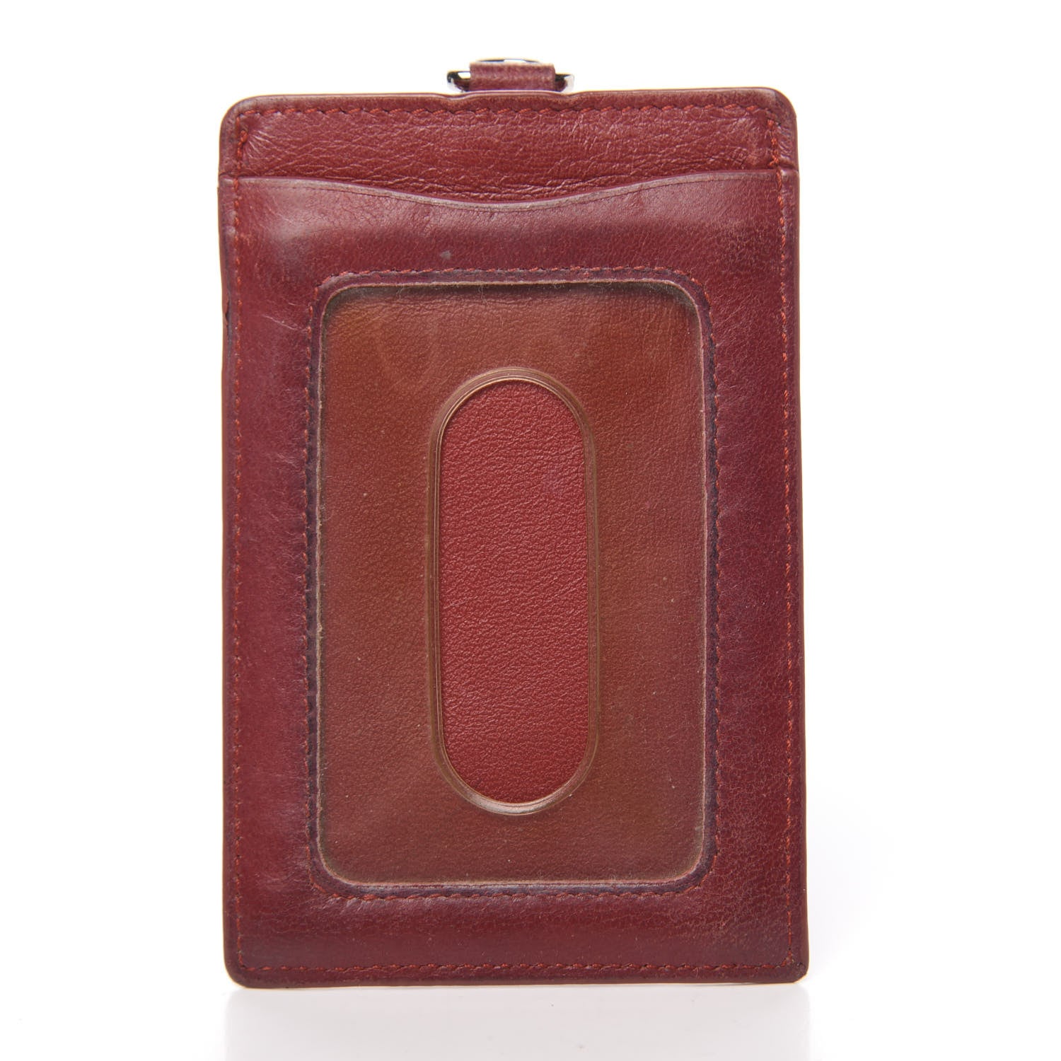 Bottega Veneta Nappa Intrecciato Card Case Crimson 8 of 8