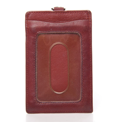 Bottega Veneta Nappa Intrecciato Card Case Crimson 8 of 8
