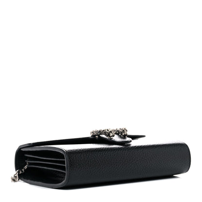 Gucci Calfskin Mini Dionysus Chain Wallet Black 4 of 10