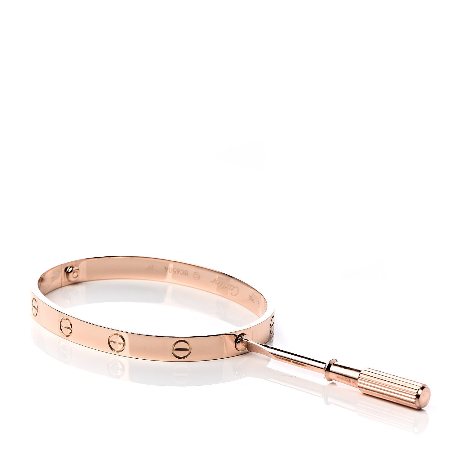 Cartier 18K Pink Gold LOVE Bracelet 18 4 of 6