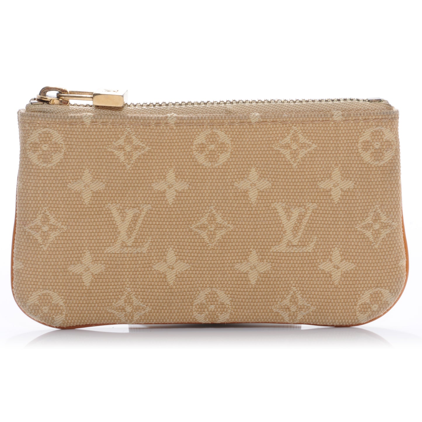 Mini Monogram Key Holder Beige