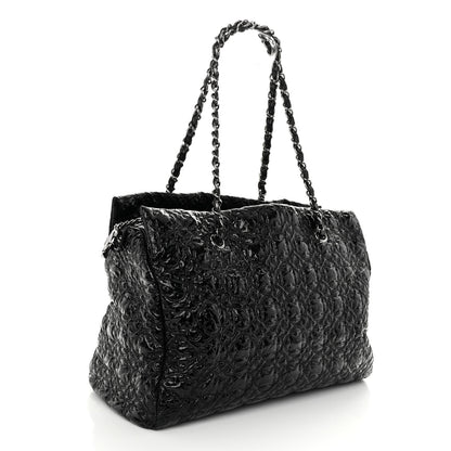 Chanel Vinyl Rock in Moscow Tote Black 4 of 12