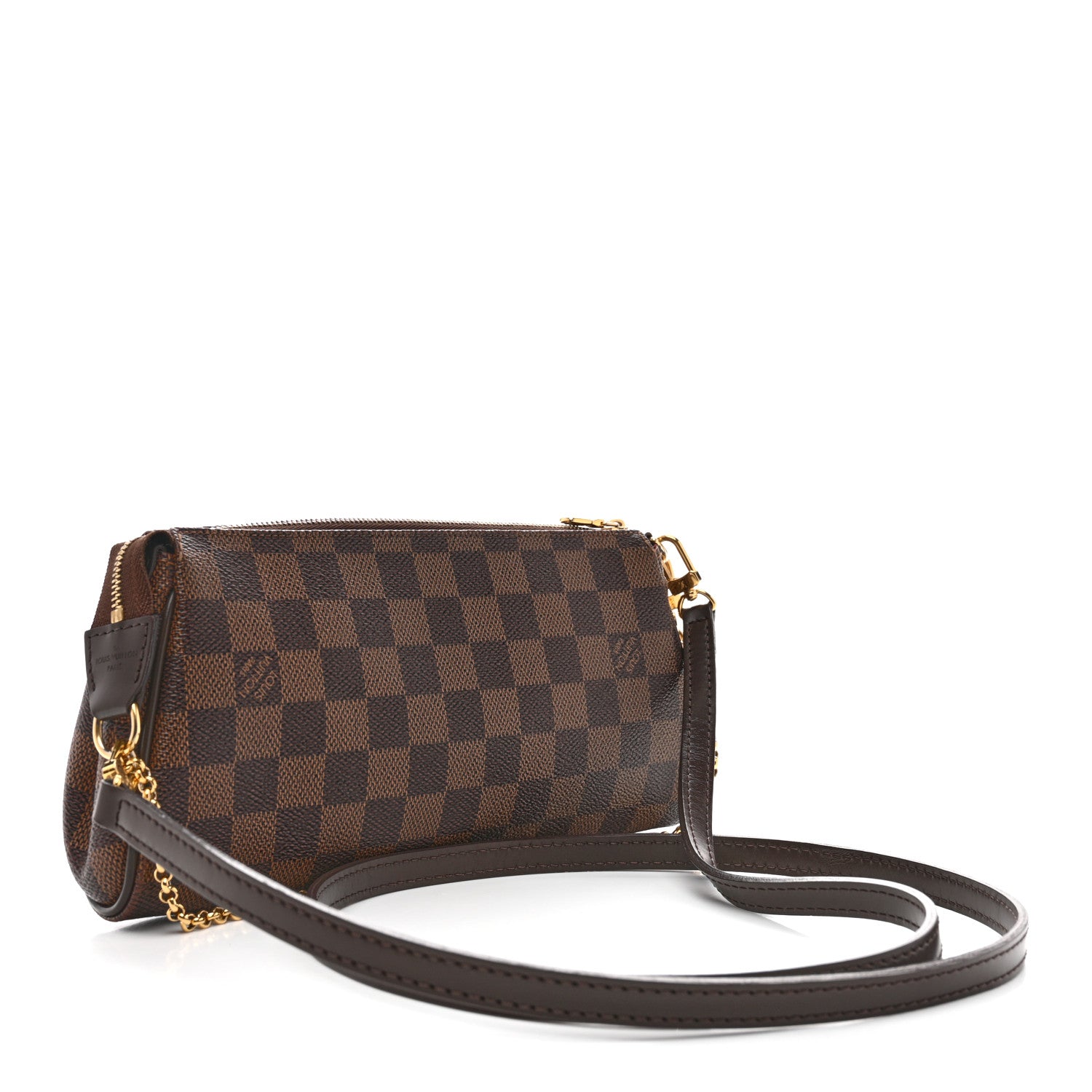 Louis Vuitton Damier Ebene Eva Clutch 3 of 14