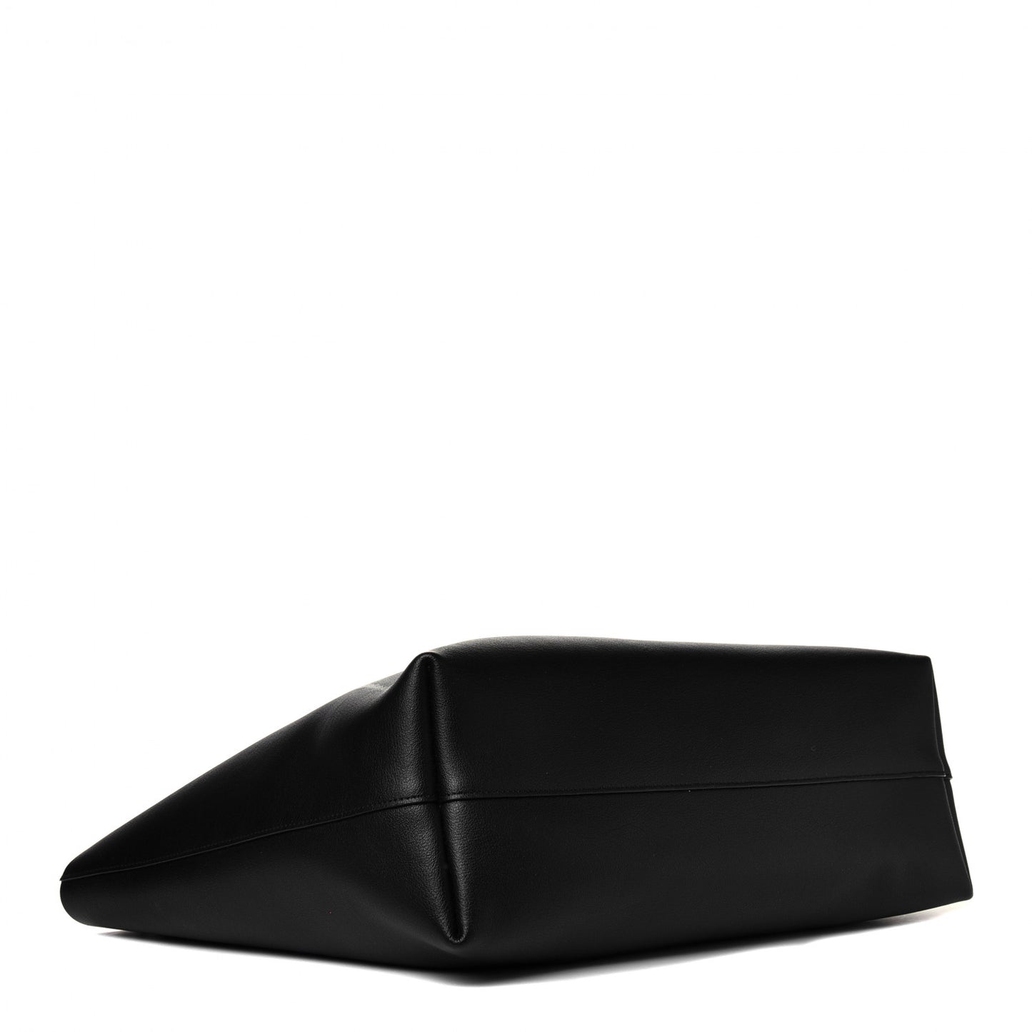 Calfskin Large Shopping Tote Black
