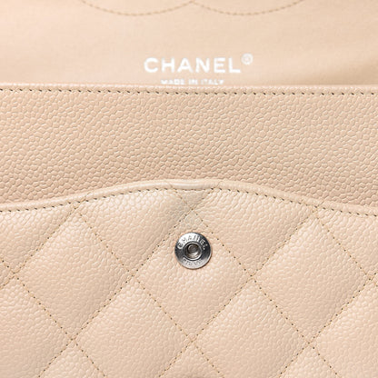 Chanel Caviar Quilted Jumbo Double Flap Beige Clair 15 of 20