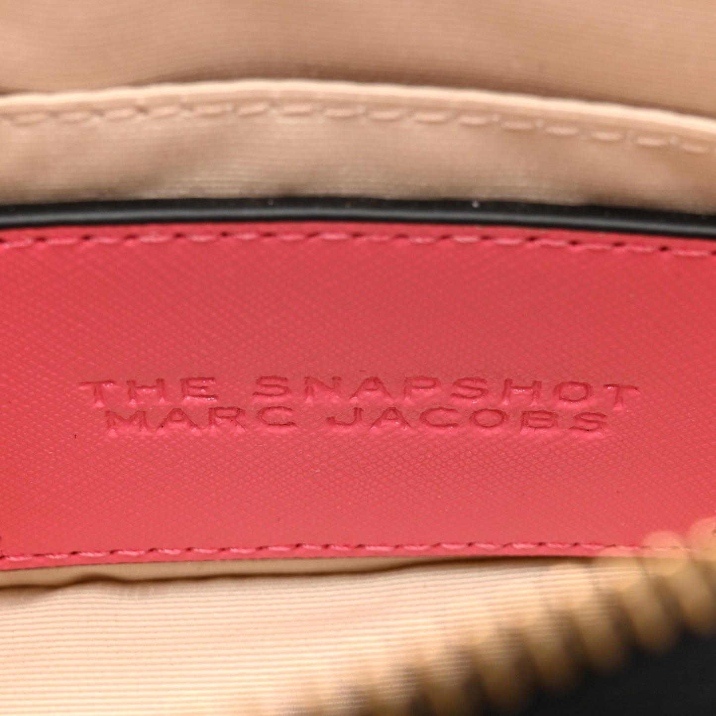 Saffiano Small Snapshot Camera Bag Pink Multicolor