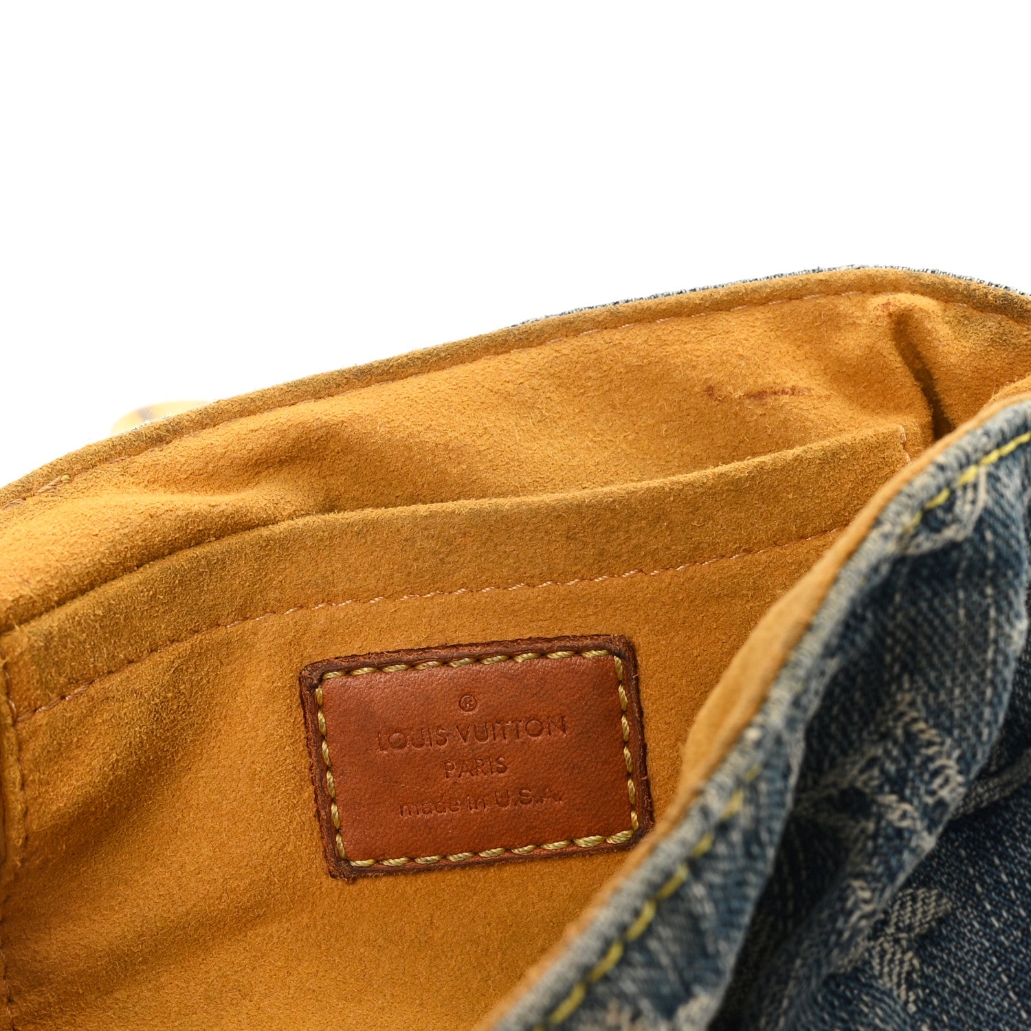 Louis Vuitton Monogram Denim Mini Pleaty Blue 6 of 11
