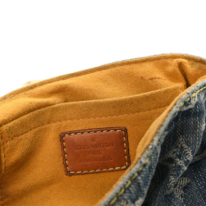Louis Vuitton Monogram Denim Mini Pleaty Blue 6 of 11