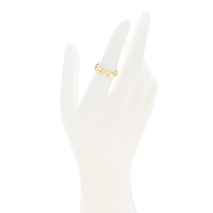 Tiffany 18K Yellow Gold Platinum Diamond 4mm Etoile Band Ring 53 6.25 2 of 6
