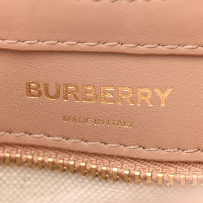 Burberry Smooth Calfskin Striped Mini Pocket Bag Camel 6 of 9