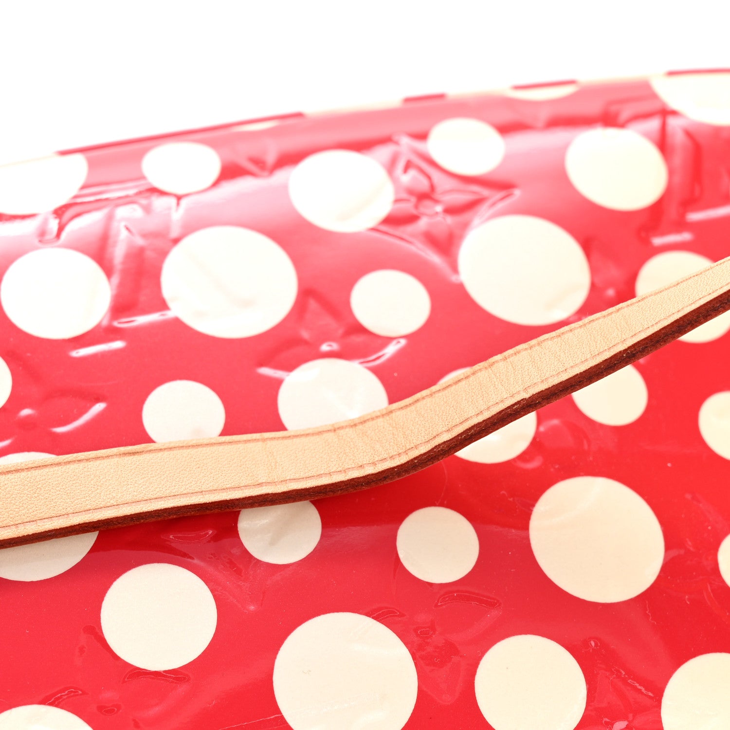 Louis Vuitton Vernis Kusama Infinity Dots Pochette Accessories Red Red 12 of 12