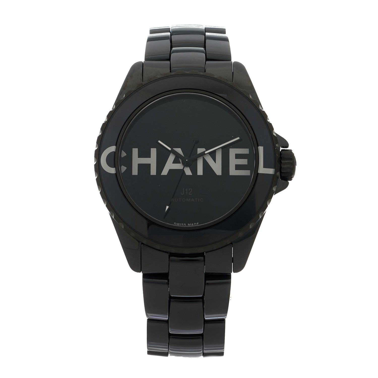 Chanel Stainless Steel Ceramic 38mm J12 Wanted de Chanel Automatic Watch Black 1 of 4