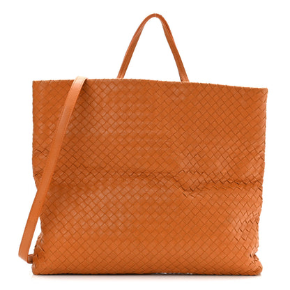Bottega Veneta Nappa Intrecciato Fold Over Tote Topaz 1 of 12