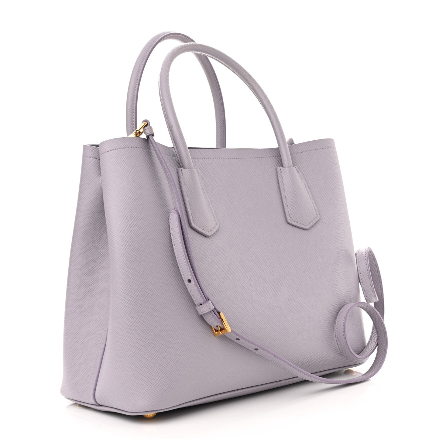 Saffiano Cuir Small Double Bag Glicine