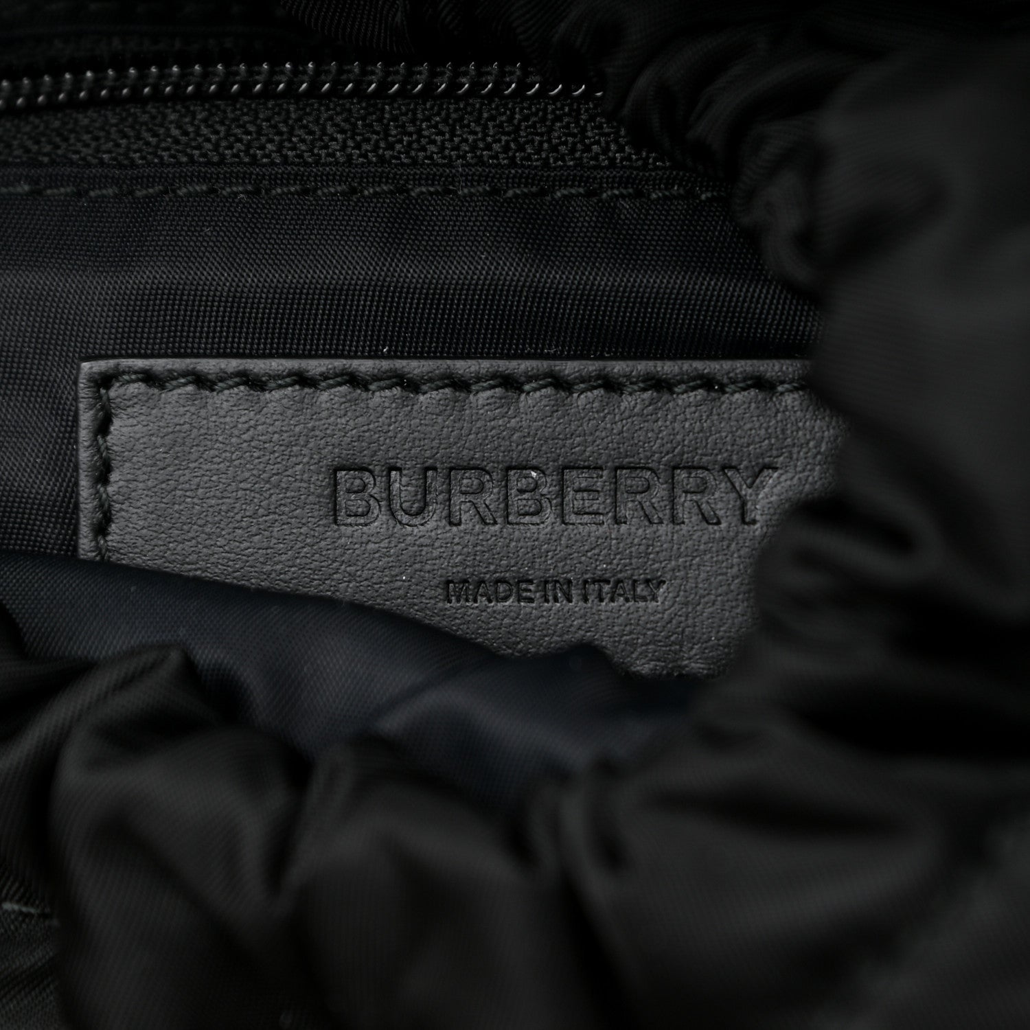 Burberry Nylon Medium Leo Sling Bag Black Yellow Grey 7 of 11