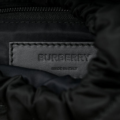 Burberry Nylon Medium Leo Sling Bag Black Yellow Grey 7 of 11