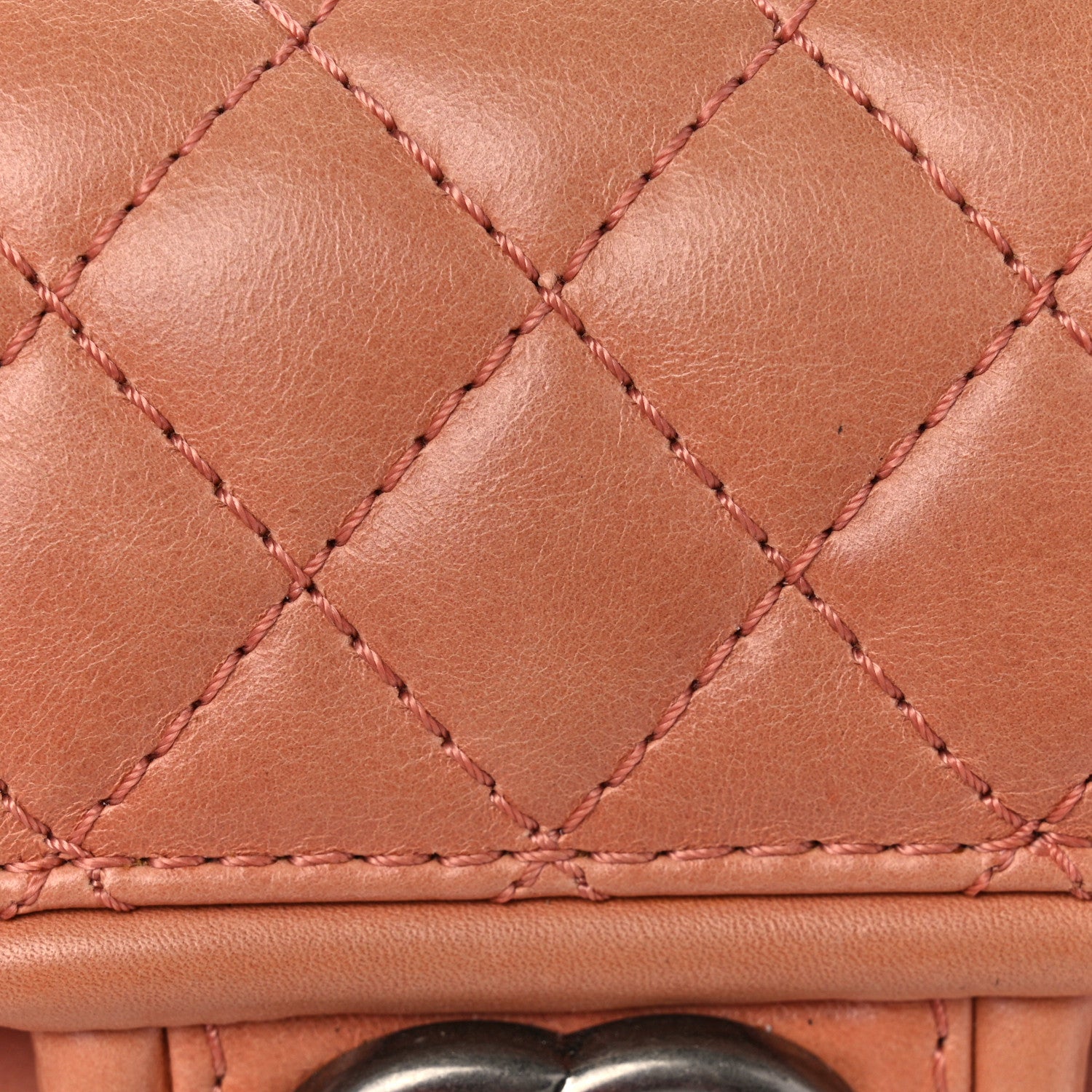 Chanel Calfskin Quilted Small Prestige Top Handle Flap Pink 8 of 13