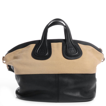 Givenchy Canvas Calfskin Medium Nightingale Beige Black 1 of 11