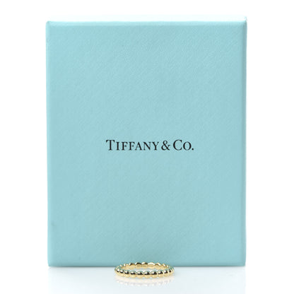 Tiffany 18K Yellow Gold 3mm HardWear Ball Ring 57 8 5 of 5