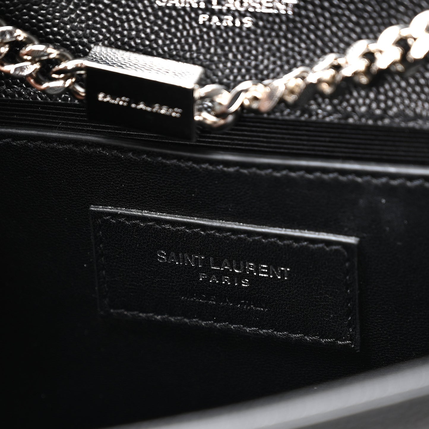 Grain De Poudre Small Monogram Kate Satchel Black