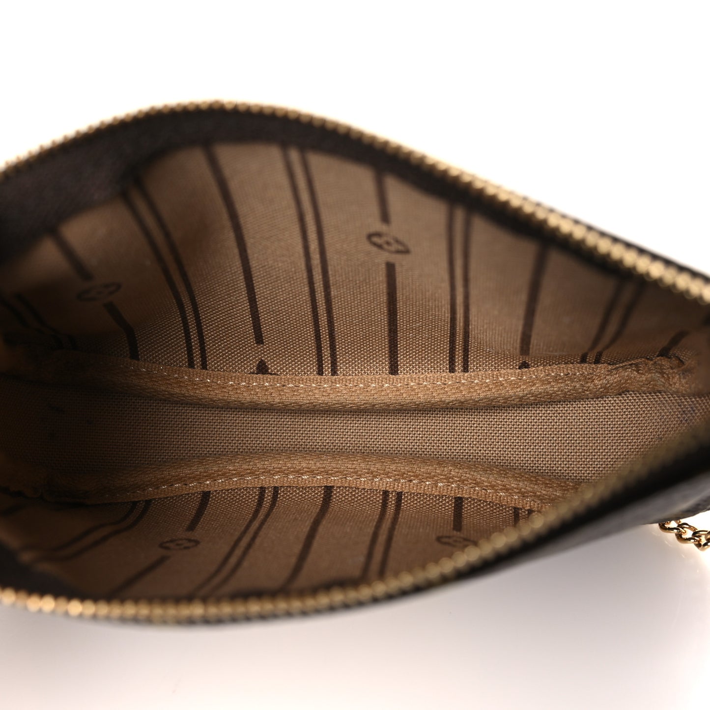 Monogram Complice Trunks and Bags Mini Pochette Accessories Beige