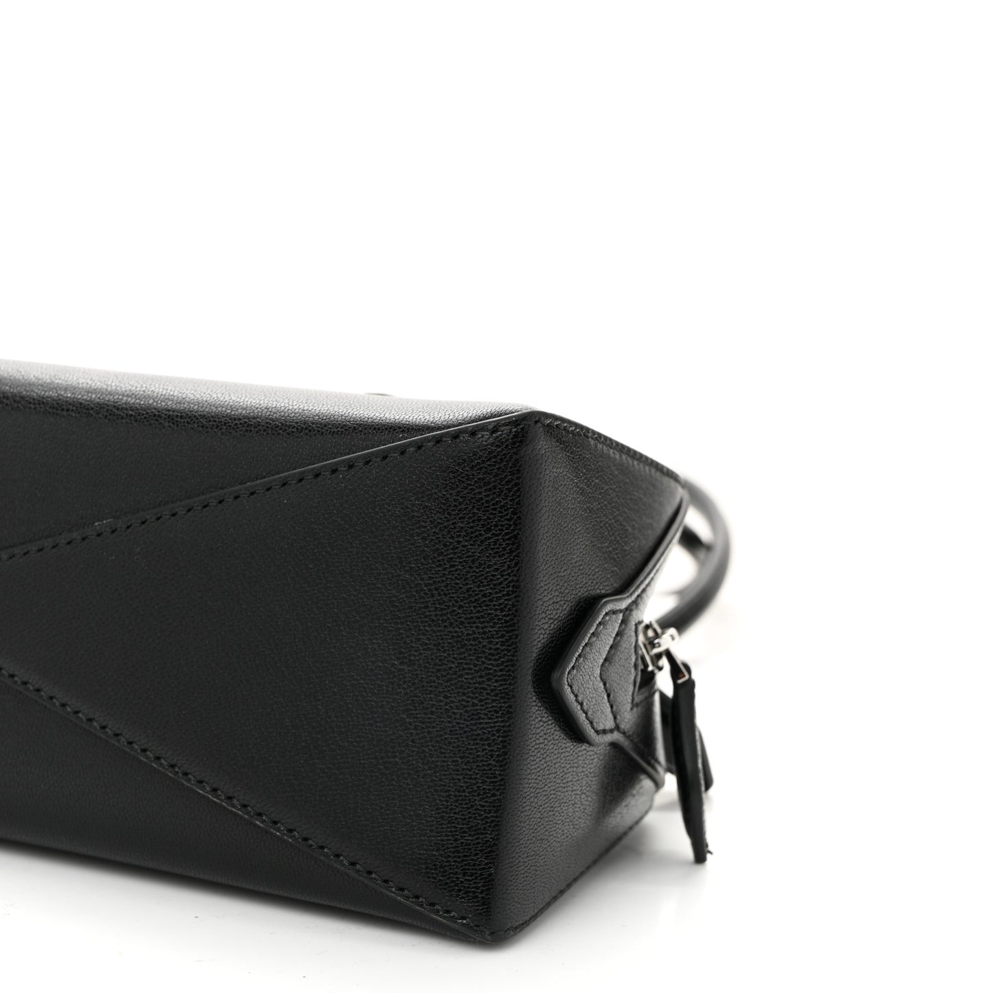 Goatskin Medium Le Teckel Bag Black