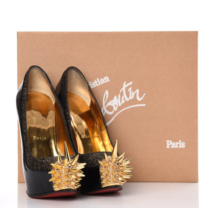 Christian Louboutin Patent Lady Glitter Asteroid 160 Pumps 38 15 of 15