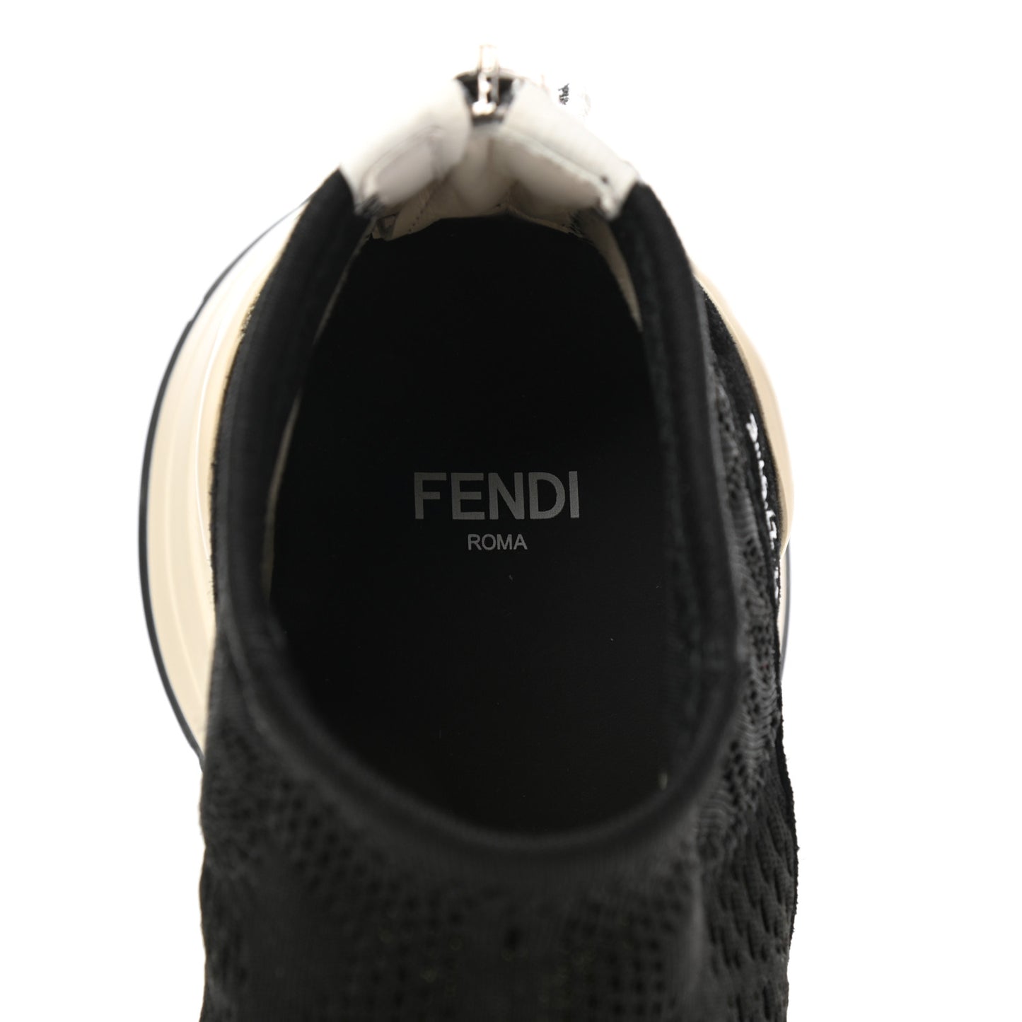 Technical 3D Mesh Womens FFluid Zip Up Sneakers 35 Black