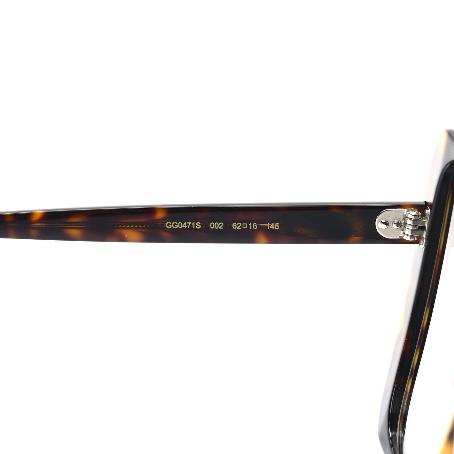 Acetate Oversize Square Frame GG0471S Sunglasses Tortoise