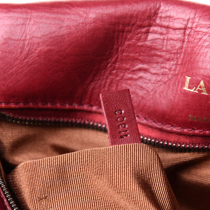 Lanvin Lambskin Quilted Medium Happy Shoulder Bag Red 7 of 10