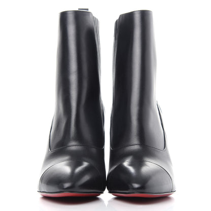Christian Louboutin Calfskin Shine Me In The 90s 85 Ankle Boots 39.5 Black 2 of 9