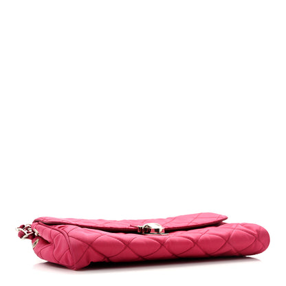 Prada Tessuto Nylon Impuntura Flap Chain Bag Ibisco 4 of 13