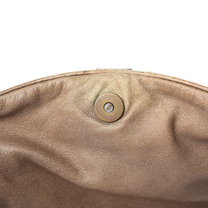 Christian Dior Lambskin Cannage Shoulder Bag Bronze 10 of 17