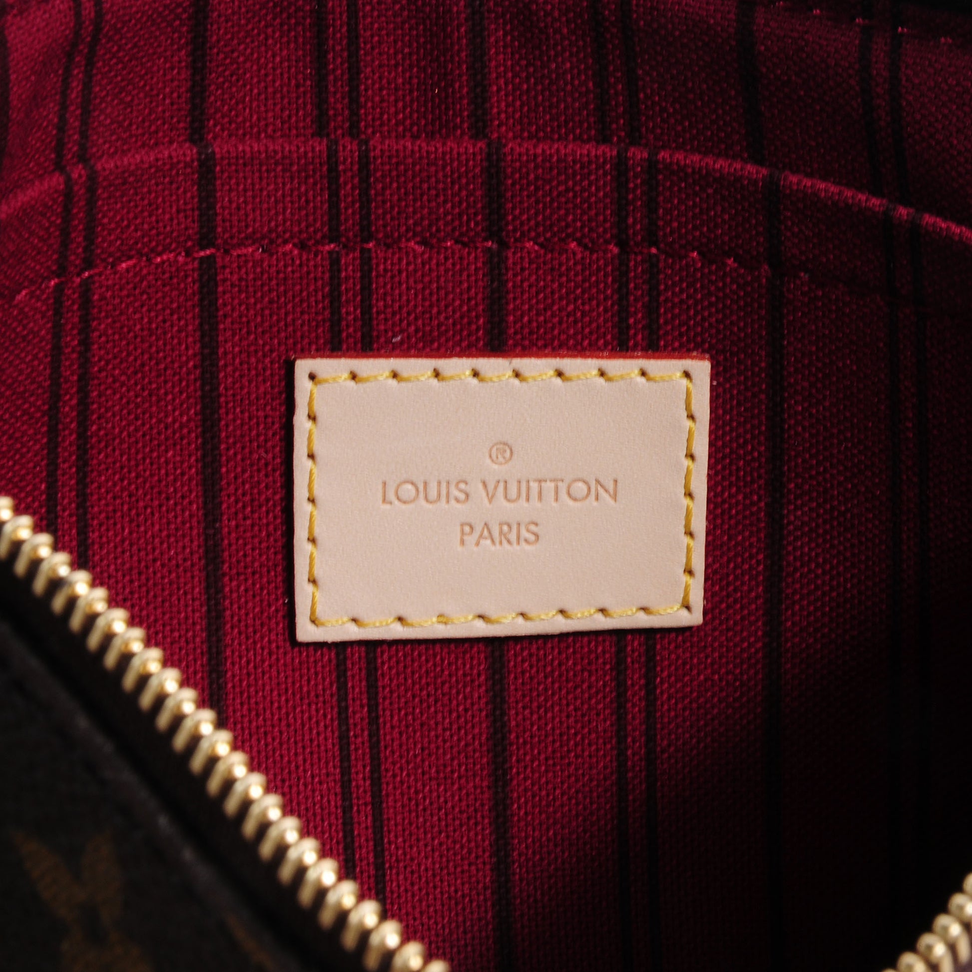 Louis Vuitton Monogram Neverfull MM GM Pochette Fuchsia 6 of 7