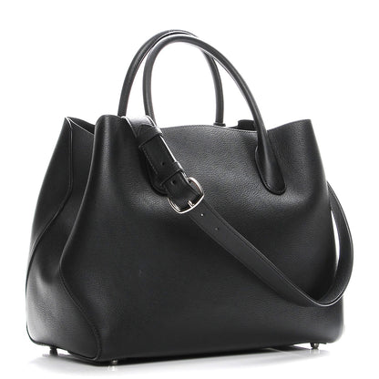 Christian Dior Supple Grained Calfskin Large Open Bar Tote Black 4 of 8