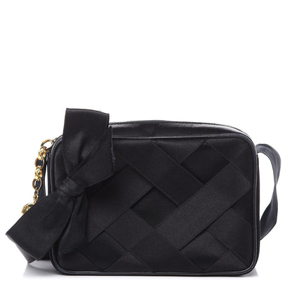 Chanel Satin Bow Camera Case Black 1 of 13